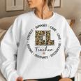 Leopard El Teacher Appreciation Week Back To School Women Sweatshirt Gifts for Her