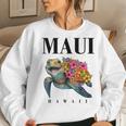 Maui HawaiianTurtle Hibiscus N Girl Hawaii Women Sweatshirt Gifts for Her