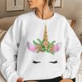 Merry Christmas UnicornGingerbread Unicorn Women Sweatshirt Gifts for Her