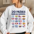 Hispanic Heritage Month Teacher Latin Heritage Flags School Women Sweatshirt Gifts for Her