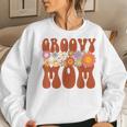 Retro Groovy Mom Matching Family Party Mother's Day Women Sweatshirt Gifts for Her