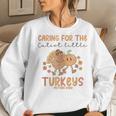 Retro Thanksgiving Mother Baby Nurse Postpartum Maternity Women Sweatshirt Gifts for Her