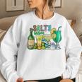 Salty Summer Vibes Drink Tequila Margarita Vacation Wave Women Sweatshirt Gifts for Her