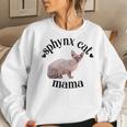 Sphynx Cat Mama Cute Sphynx Mom Sphynx Lover Cat Mom Women Crewneck Graphic Sweatshirt Gifts for Her