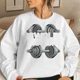 Swole Sisters Powerlifting Gym Workout Swole Gainz Women Sweatshirt Gifts for Her