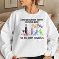 A Woman Cannot Survive On Wine Alone Dragonfly Lovers Women Sweatshirt Gifts for Her