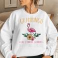 Womens Grammingo Like An Grandma Only More Awesome Flamingo Animal Women Crewneck Graphic Sweatshirt Gifts for Her