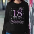 18 It's My Birthday Pink Crown Happy 18Th Birthday Girl Women Sweatshirt Unique Gifts
