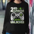 2Nd Grade Level Unlocked Video Game Back To School Boys Women Sweatshirt Unique Gifts