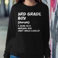 3Rd Grade Boy Definition Back To School Student Women Sweatshirt Unique Gifts
