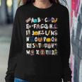 Abc Alphabet Halloween Costume Teacher Student Women Sweatshirt Unique Gifts