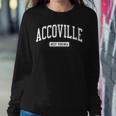 Accoville West Virginia Wv College University Sports Style Women Sweatshirt Unique Gifts