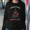 American By Birth Christian By Choice Dad By The Grace Women Sweatshirt Unique Gifts