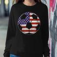 American Flag Soccer Ball Men Women Kids Women Crewneck Graphic Sweatshirt Funny Gifts