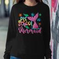 Back To School Team Preschool Mermaid Teacher Student Gift Women Crewneck Graphic Sweatshirt Unique Gifts