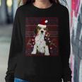 Beagle Christmas Lights Ugly Sweater Dog Lover Women Sweatshirt Funny Gifts