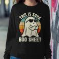 This Is Some Boo Sheet Ghost Halloween Costume Women Sweatshirt Unique Gifts