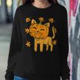 Cat Pumpkin Cute Halloween Fall Autumn Thanksgiving Animal Halloween Women Sweatshirt Unique Gifts