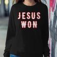 Christianity Religion Jesus Outfits Jesus Won Texas Women Sweatshirt Unique Gifts