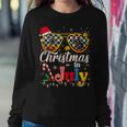 Christmas In July Santa Hat Sunglasses Summer Vacation Vacation Women Sweatshirt Unique Gifts