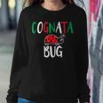 Cognata Bug Italian Sister In Law Ladybug Women Sweatshirt Unique Gifts
