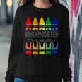 Colorful Crayon Kindergarten Team For Teachers Students Women Sweatshirt Funny Gifts