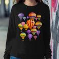 Colorful Hot Air Balloons Women Sweatshirt Funny Gifts