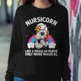 Cool Nurse For Unicorn Medical Nurses Rn Nursing Women Sweatshirt Funny Gifts