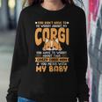 Crazy Corgi Mama Corgi Mom Dog Kawaii Mother Sweatshirt Unique Gifts