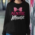 Cute Auntie Mouse Niece Nephew Aunt Women Sweatshirt Unique Gifts