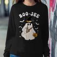 Cute Ghost Halloween Costume Coffee Witch Hat Boujee Boo Jee Women Sweatshirt Unique Gifts