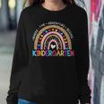 Cute Leopard Rainbow Kindergarten Where The Adventure Begins Women Crewneck Graphic Sweatshirt Unique Gifts