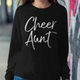Cute Matching Family Cheerleader Auntie Cheer Aunt Women Sweatshirt Unique Gifts