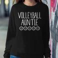 Cute Volleyball Auntie Sports Women Sweatshirt Unique Gifts