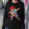 Dabbing Santa Christmas In July Tie Dye Summer Vacation Vacation Sweatshirt Unique Gifts