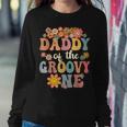 Daddy Of Groovy One Matching Family First Birthday Party Women Sweatshirt Unique Gifts