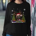 Dog Lovers Cute Mastiff Santa Hat Ugly Christmas Sweater Women Sweatshirt Unique Gifts