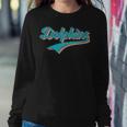 Dolphins Sports Name Vintage Retro For Boy Girl Women Sweatshirt Unique Gifts