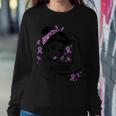 Domestic Violence Unbreakable Warrior Awareness Girls Women Sweatshirt Unique Gifts