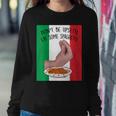 Dont Be Upsetti Eat Some Spaghetti Italian Hand Meme Women Sweatshirt Unique Gifts