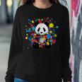 Dot Day Panda Bear September Creativity Dot Day Animal Women Sweatshirt Unique Gifts