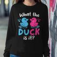 What The Ducks Is It Baby Gender Reveal Party Baby Shower Women Sweatshirt Unique Gifts