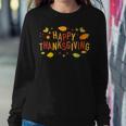 Fall Color Cute Adorable Happy Thanksgiving Women Sweatshirt Unique Gifts