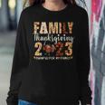 Family Thanksgiving 2023 Fall Autumn Turkey Matching Family Women Sweatshirt Unique Gifts