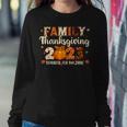 Family Thanksgiving 2023 Thankful For My Tribe Fall Autumn Women Sweatshirt Unique Gifts