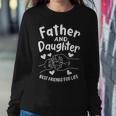 Father And Daughter Best Friends For Life Kids Girl Women Crewneck Graphic Sweatshirt Funny Gifts