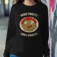Never Forgetti Mom's Spaghetti Food Dish Pasta Women Sweatshirt Unique Gifts