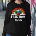Free Mom Hugs Gay Pride Parade Rainbow Flag Unicorn Women Sweatshirt Unique Gifts