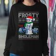 Frosty The Swoleman Ugly Christmas Sweater Snowman Gym Women Sweatshirt Unique Gifts
