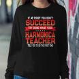 Fun Harmonica Teacher School Music Quote Women Sweatshirt Unique Gifts